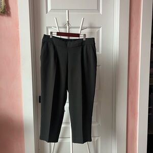 Charcoal Grey Cropped Trousers